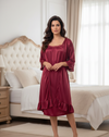 Silk Wear - Women 3 Piece Nighty Sleepwear